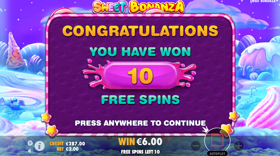 sweet bonanza demo free play slot review